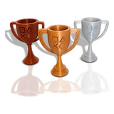 Troféus Playstation Psn Network - Kit 3 Unid - Tam M