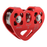 Trole Duplo Tandem 30kn Polia Dupla De Escalada Com