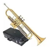 Trompete Eagle Laqueado Tr504 Sib Com Case ( Shop Guitar )