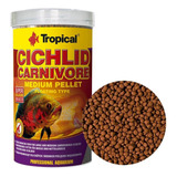 Tropical Cichlid Carnivore Medium Pellet 180g P/ Ciclídeos