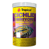 Tropical Cichlid Omnivore Medium Pellet 360g P/ Ciclídeos