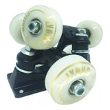 Truck Para Skate (par) Com Roda Rolamentos E Parafusos