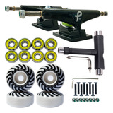 Truck Pgs Profissional Roda 53 Rolamento Abec Chave De Skate