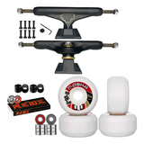 Truck Stronger 149mm + Roda Moska E Rolamento Redbones 