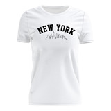 Tshirt Blusa Estampada Feminina Camiseta New York