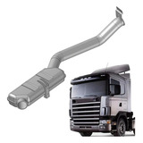 Tubo Escapamento Silenciador Scania T/r Série 4 2005/2007