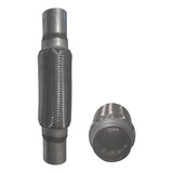  Tubo Flexivel Inox Malha 38mm X 250mm Polegadas Universal
