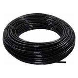 Tubo Tecalon Nylon Preto 8mm 8x6mm Rolo 20 Metros
