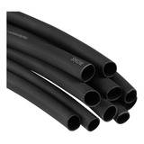 Tubo Termo Contrátil Preto 4,8mm Blister - 10 Peças