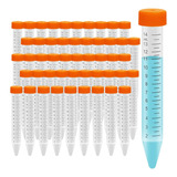 Tubos De Centrífuga Cônicos De 15 Ml, 50 Unidades De Tubo De