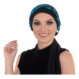 Turbante Preto + Tiara Preta E Azul: Quimio Ou Alopecia
