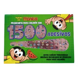 Turma Da Mônica Prancheta Para Colorir Com 1500 Adesivos