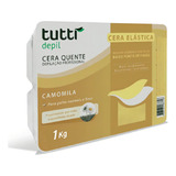 Tutti Cera Depilatória Quente Elástica Camomila 1kg