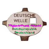 Tv Deutsche Welle Alemanha Medalha Antiga Ferro Fretegrátis