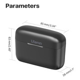 Ulanzi J12 2 Microfones Sem Fio Lapela Conector Tipo C Cor Preto