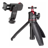 Ulanzi St-06s TriPod Adaptador Suporte Cel Cam + Mini Tripé 