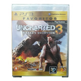 Uncharted 3 Lacrado Favoritos Versão Usa