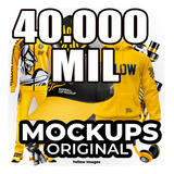 Unico Com 40 Mil Maior Pack Coleção Yellow Images Mock-ups