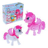 Unicórnio Poney Com Sons E Luzes Anda Lindo Cavalinho