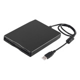 Unidade De Disquete Usb 3.5 Portátil Para Pc/laptop, Preta