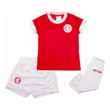Uniforme Internacional Bebê Infantil Juvenil Vermelho Menina