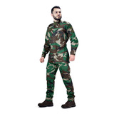 Uniforme Tático Camuflado Jaqueta + Calça Safo Militar