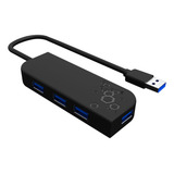 Usb3.0 Hub 4 Estação De Encaixe Usb 3.0+ C Para Multi-