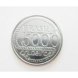 V429 - Bela Moeda 5000 Cruzeiros 1992 S/fc Tiradentes