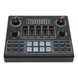 V9 Bluetooth Sound Card Stereo Audio Mixer Para Computador