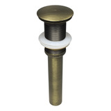 Valvula Click Pia / Cuba Vintage Bronze Antigo Sem Ladrão