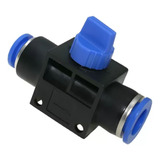 Válvula Pneumática Bloqueio Fluxo Manual Tubo X Tubo Ø 10mm