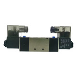 Válvula Pneumática Duplo Solenoide 5/2 Vias Rosca 1/4 Bsp