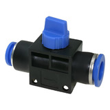 Válvula Pneumática Registro Bloqueio De Fluxo P/ Tubo 8mm
