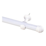 Varão De Cortina Bastão 2 Metros Grosso 28mm Branco