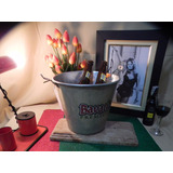Vaso Balde Antigo Abridor Garrafa Porta Cerveja