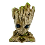  Vaso Groot Porta Plantinhas Objetos De Resina Estatua