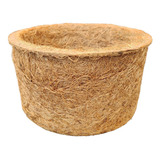 Vaso Para Planta Xaxim Fibra De Coco Natural Nº03 - 01 Und