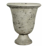 Vaso Pvc Imita Concreto Jardim E Sacada Cachepot 41x35x35cm