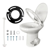 Vaso Sanitário C/ Cerâmica Motorhome Trailer - Flange Brinde