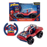 Veículo De Controle Remoto Com 7 Funções Homem-aranha Buggy Hero Candide