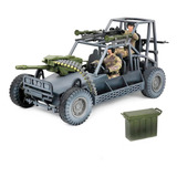 Veículo Militar Buggy 1/18 +1 Fig Tam Gi Joe Joy Toy Lacrado