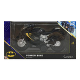 Veiculo Moto De Fricção - Power Bike Batman Cor Preto