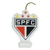 Vela Para Aniversário Emblema São Paulo C/1 Und. Festcolor