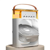 Ventilador Com Umidificador De Mesa Climatizador Pequeno Usb