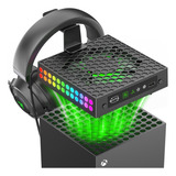 Ventilador De Resfriamento De Luz Rgb Automático Para Xbox S