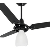 Ventilador De Teto Loren Sid Lumi M3 Preto Com 3 Pás 127 V Cor Das Pás 10 Diâmetro 98 Cm Pás De Plástico Pretas