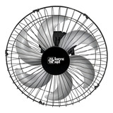 Ventilador De Teto Loren Sid Orbital 50 M2 Com 6 Pás De Plástico Cinza Estrutura Preto, 50cm De Diâmetro 127/220v