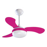 Ventilador De Teto Ventisol Resid. Petit 220v Rosa