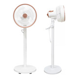 Ventilador Pedestal Coluna Silencioso:3 Velocidades 4alturas