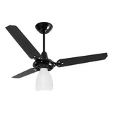 Ventilador Teto Loren-sid Diplomata Lumi M3 3 Pás Preto 220v